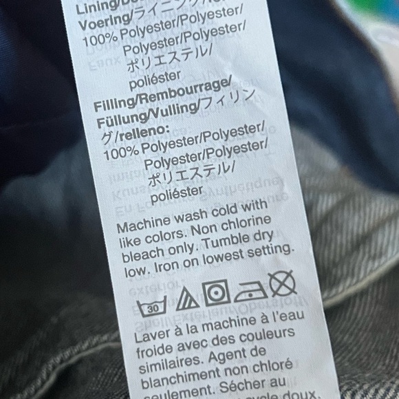 Madewell x Kule Sherpa-Lined Oversized Jean Jacket Medium - Picture 11 of 13